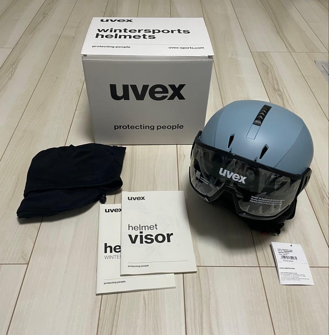 uvex wanted visor スキー　スノボ　ヘルメット　　バイザー　Ｌ
