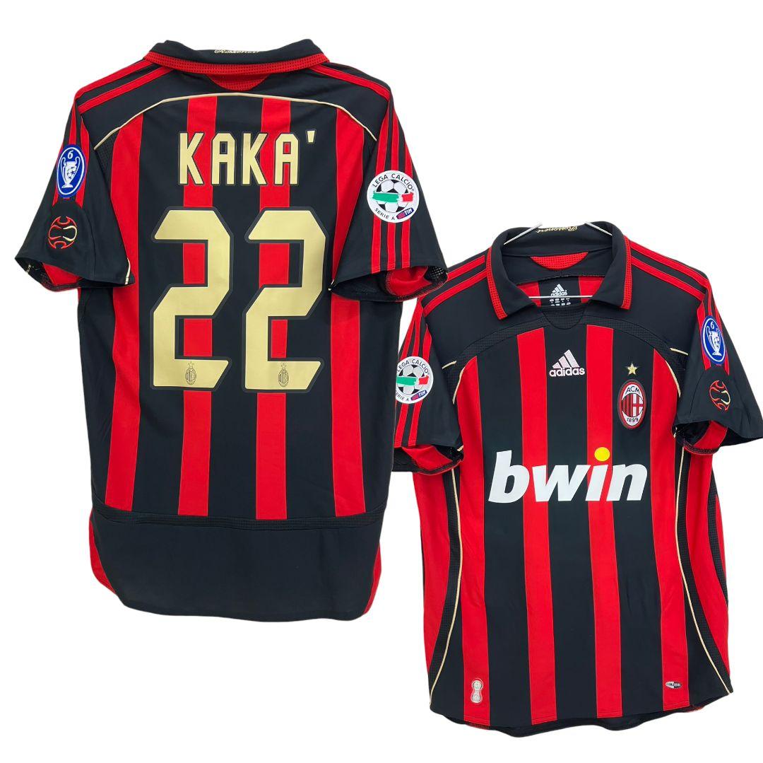 06-07 ACミラン　カカ　adidasオフィシャル　フルパッチユニフォーム
