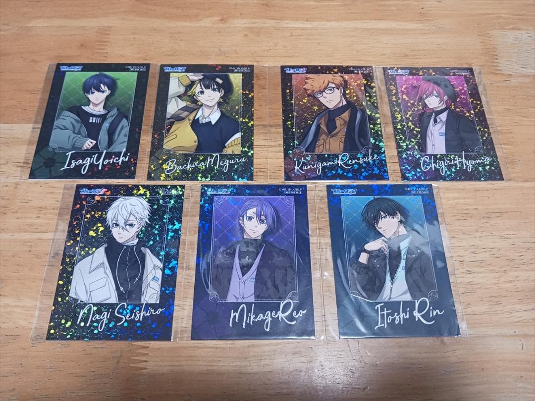 ブルーロック 全14種 UGCコラボ特典カード　レア＆ホログラム ver.