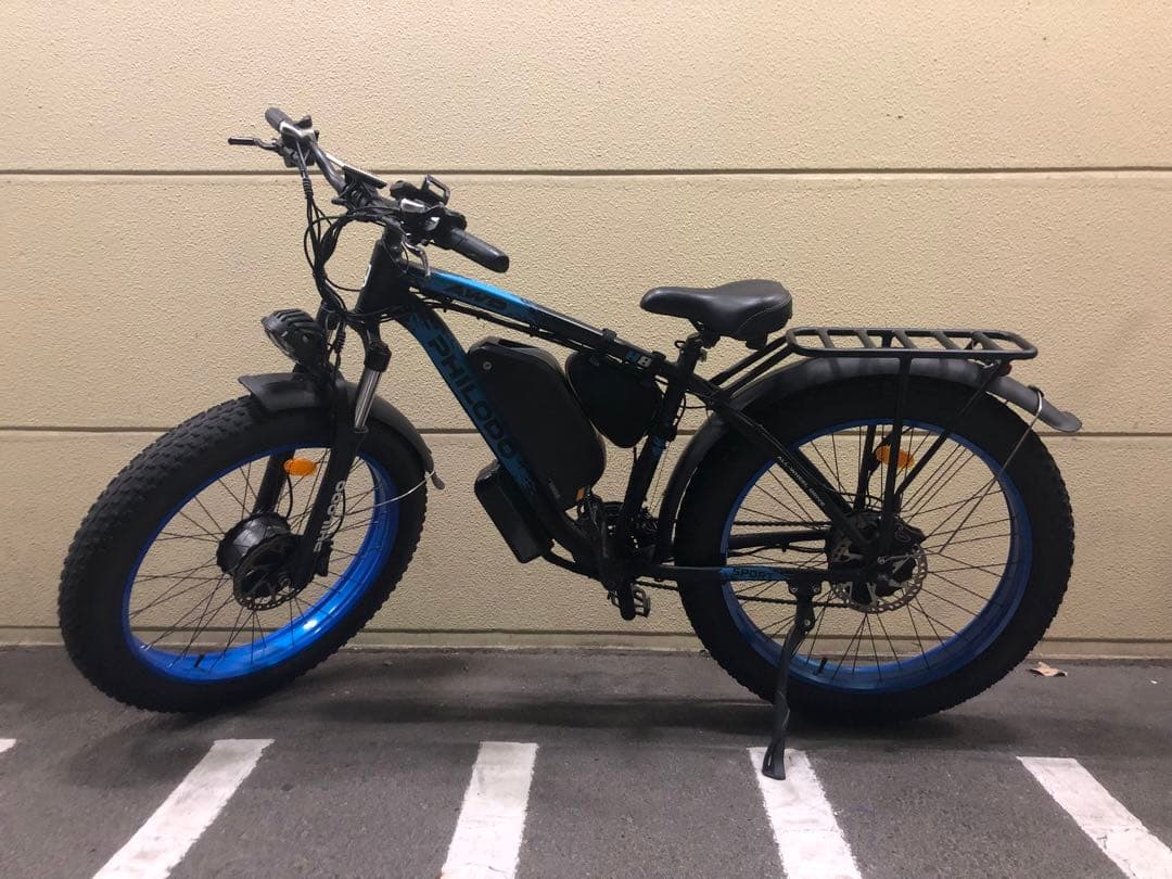 ハイスペ/両輪エンジン1000w×2/バッテリースペア1個付/Philodo