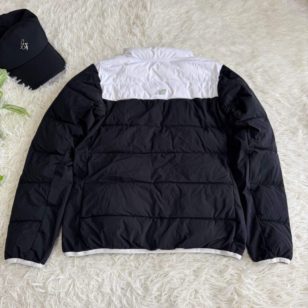 【ニューバランスゴルフ】美品 ダウンジャケット ブラック 0サイズ レディース