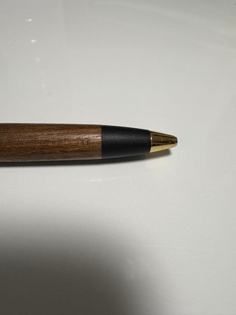 野原工芸　槐　えんじゅ　スタンダードボールペン　玉クリップ　ゴールド