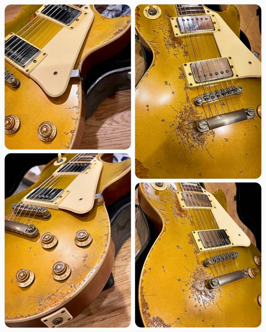 ハードエイジド レスポールゴールドトップレプリカ/オイルコンデンサー搭載