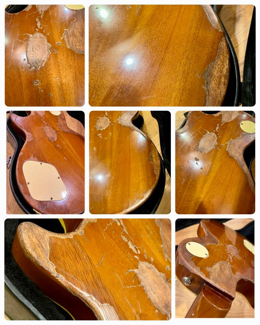 ハードエイジド レスポールゴールドトップレプリカ/オイルコンデンサー搭載