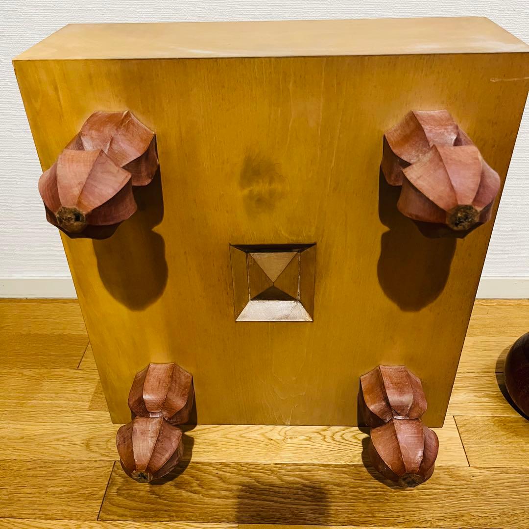 【美品】 高級囲碁セット 碁盤 本桂 碁盤セット 碁石付き 脚付き へそ有