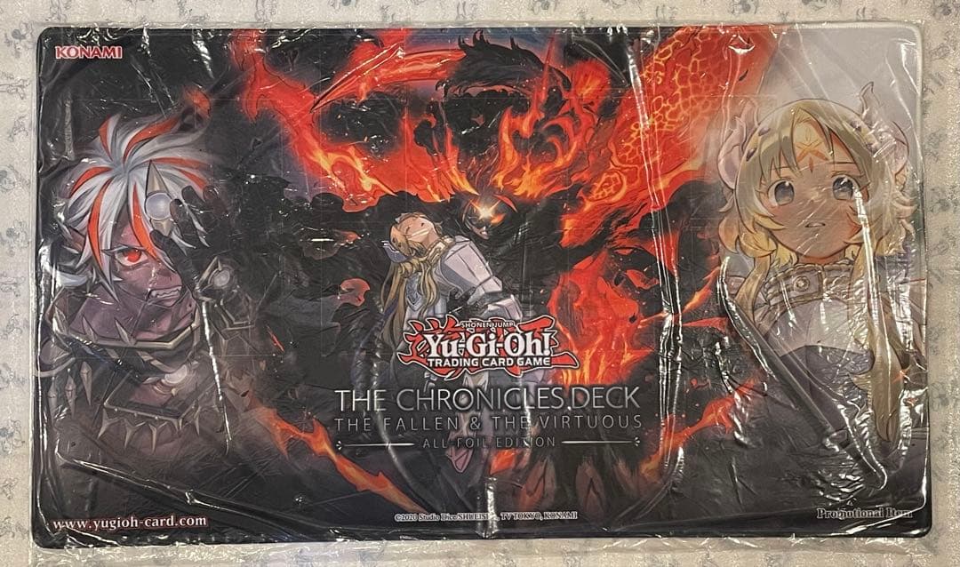 the fallen & the virtuous プレイマット 遊戯王 公式品