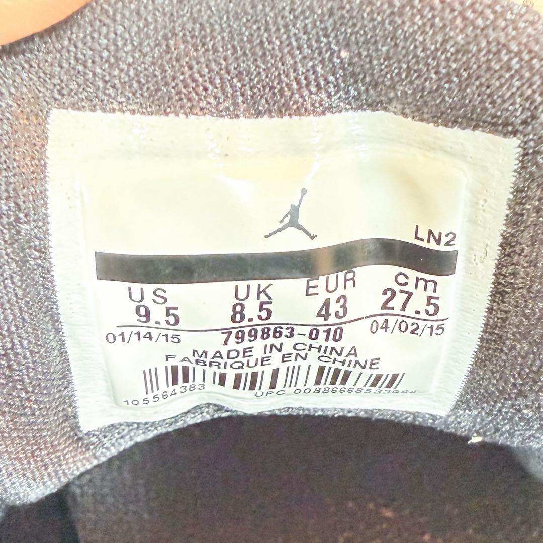 JORDAN FLIGHT RUNNER GOLF 黒 27.5cm