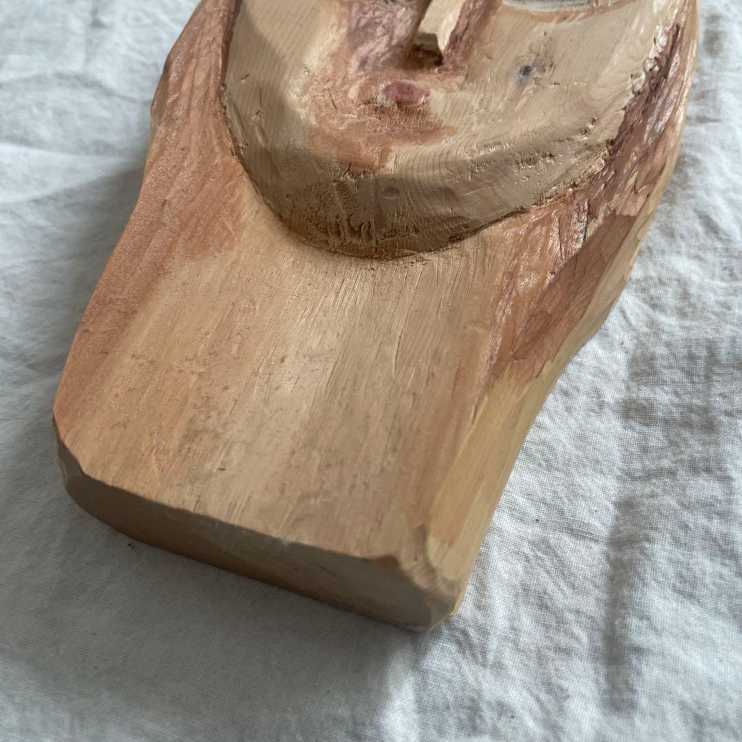 菅祐子　木彫り少女