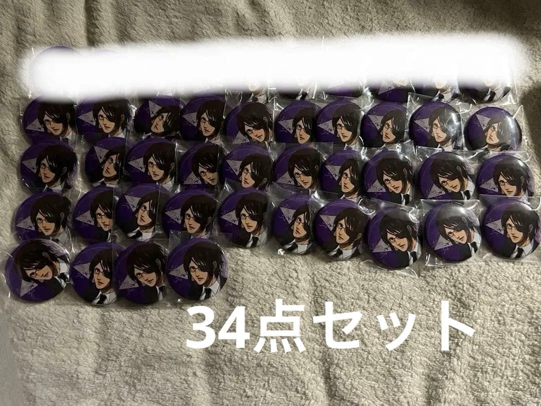 ハンジ　スターフライヤー　缶バッジ　進撃の巨人