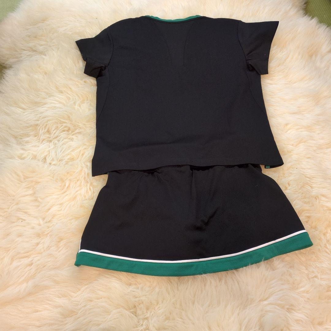 YONEXヨネックス　テニスウェア Tシャツ スカート セット ブラック