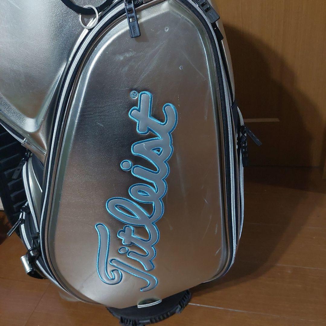 タイトリスト限定キャディバッグ CB111 9.5型 シルバーキャディバッグ