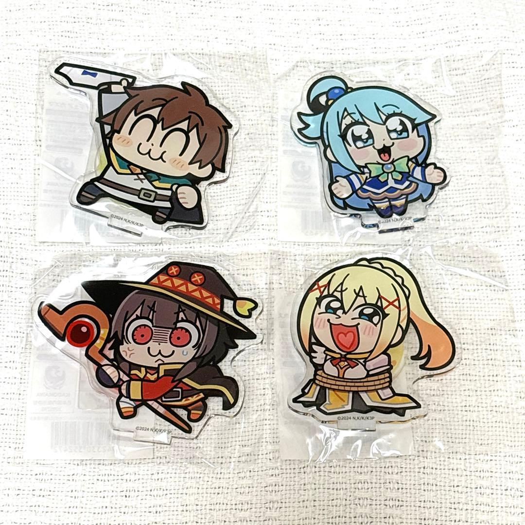 このすば ぶくぶ コラボ くじ引き堂 B賞 ミニアクスタ コンプセット