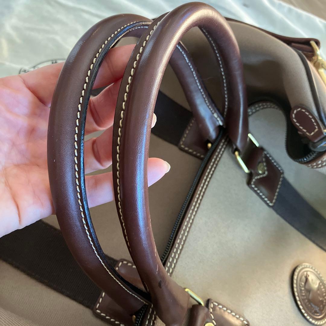 Hunting World ベージュ ボストンバッグ