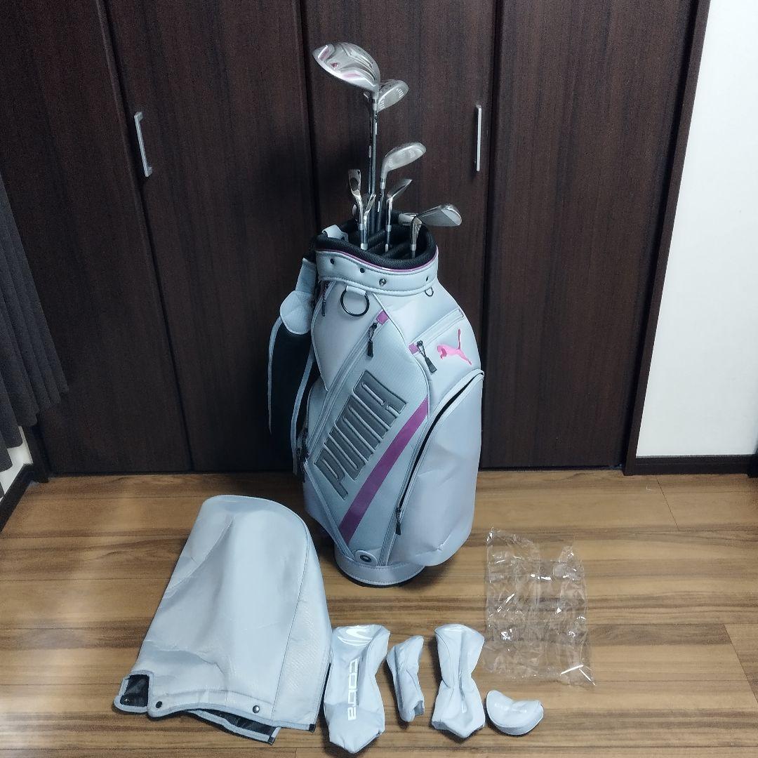 コブラ ゴルフクラブ レディース 8本セット PUMA キャディバッグ付き