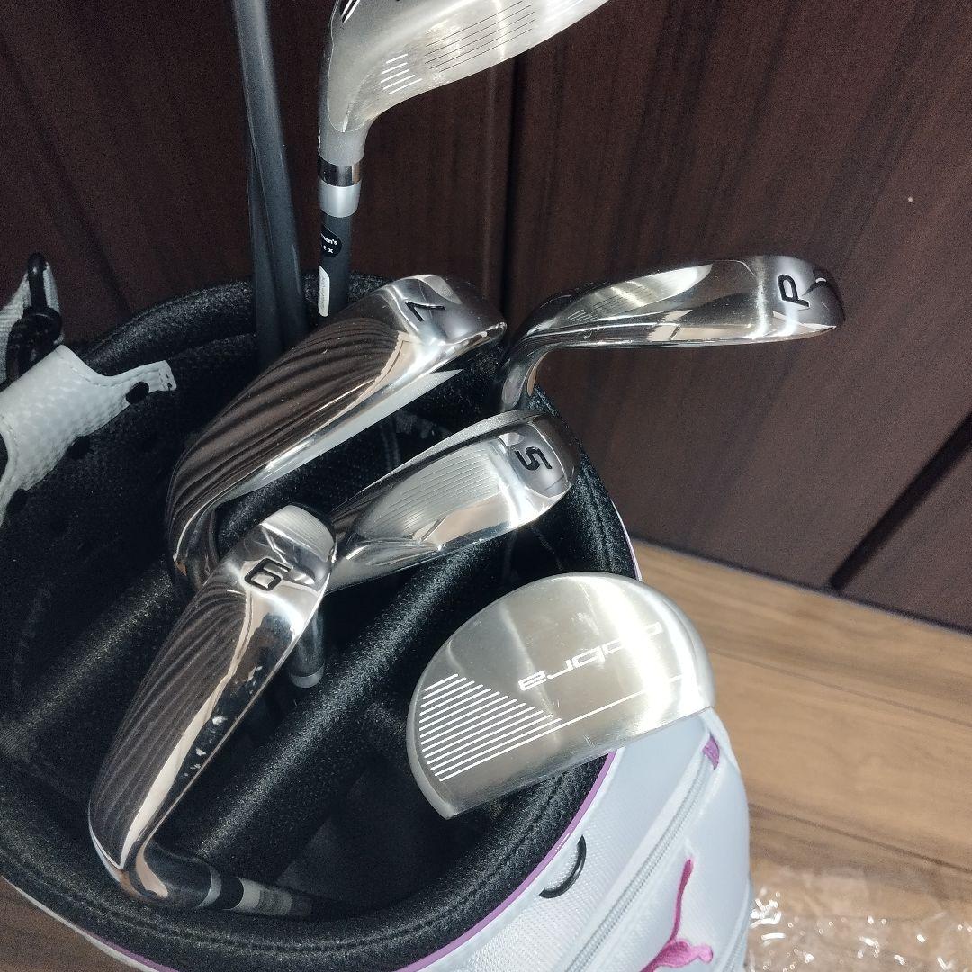 コブラ ゴルフクラブ レディース 8本セット PUMA キャディバッグ付き