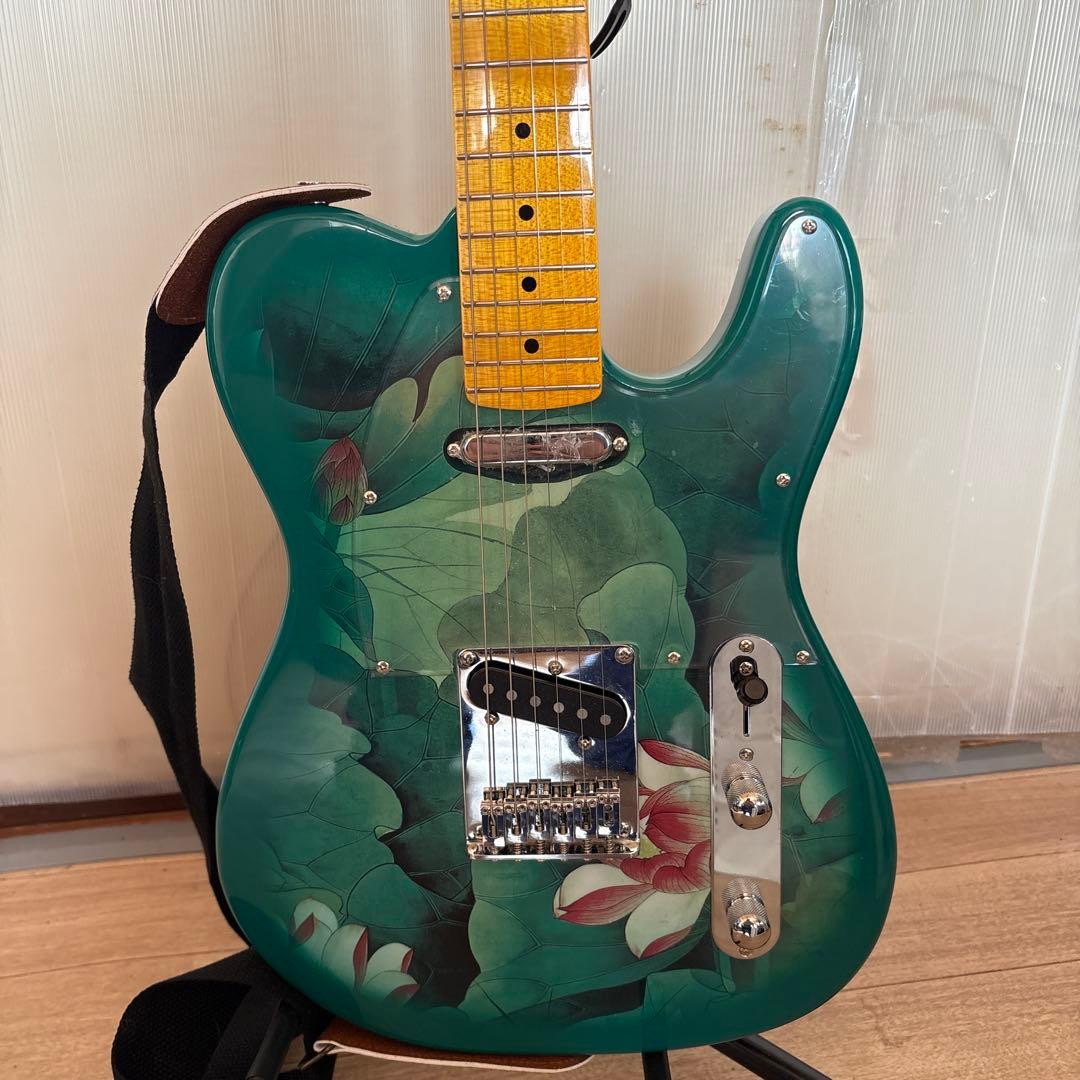 ぽ*チ様 Bullfighter グリーンテレキャスターエレキギター