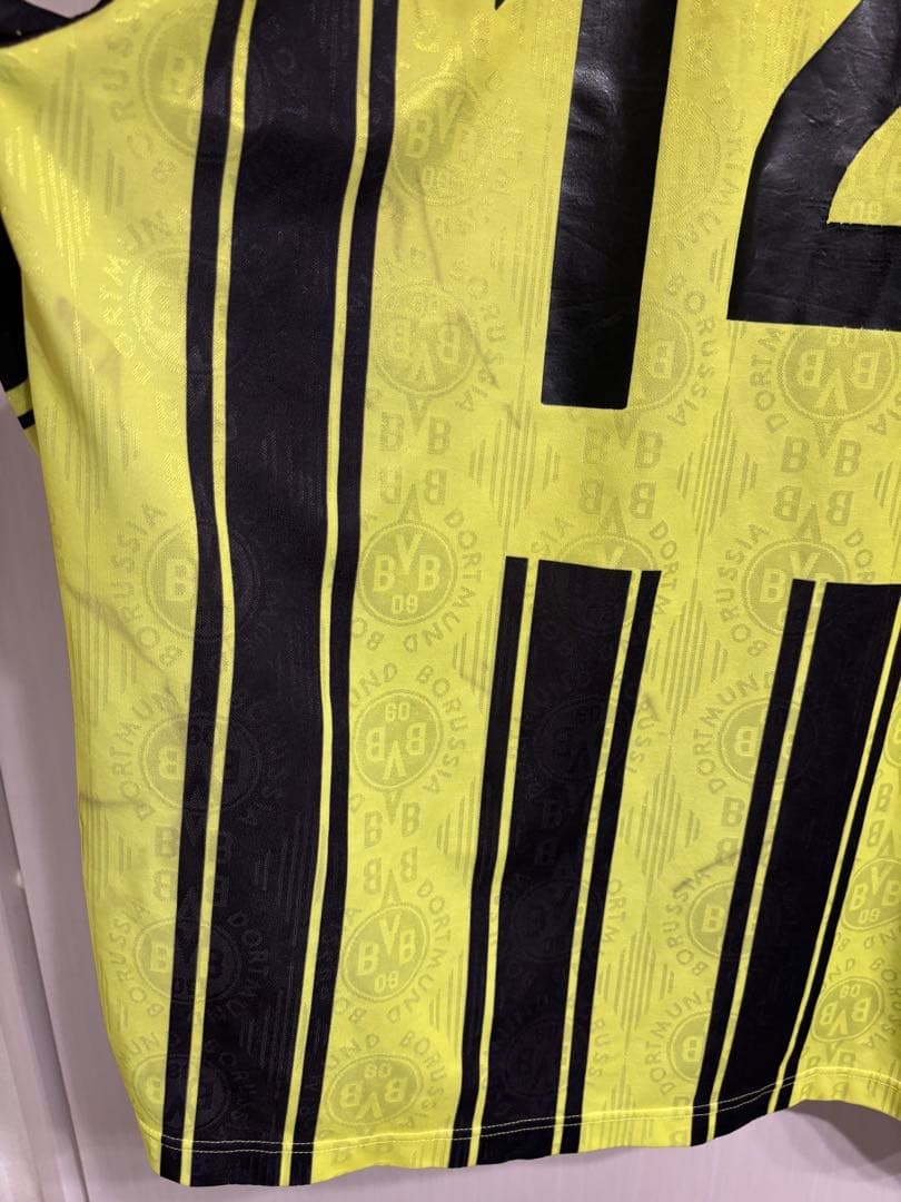 ボルシアドルトムント　96-97 CUP戦　ホームユニフォーム　Nike 長袖