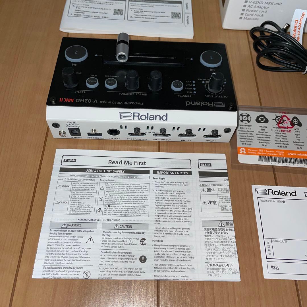 【美品】Roland V-02HD MK II ストリーミングビデオミキサー