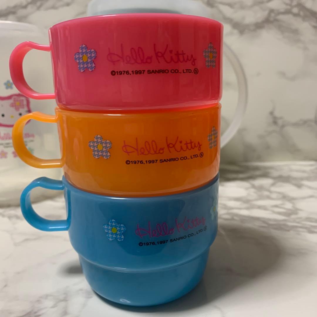 カオハナ　ハローキティ　スタックコップ7Pセット(ケース付) アウトドア