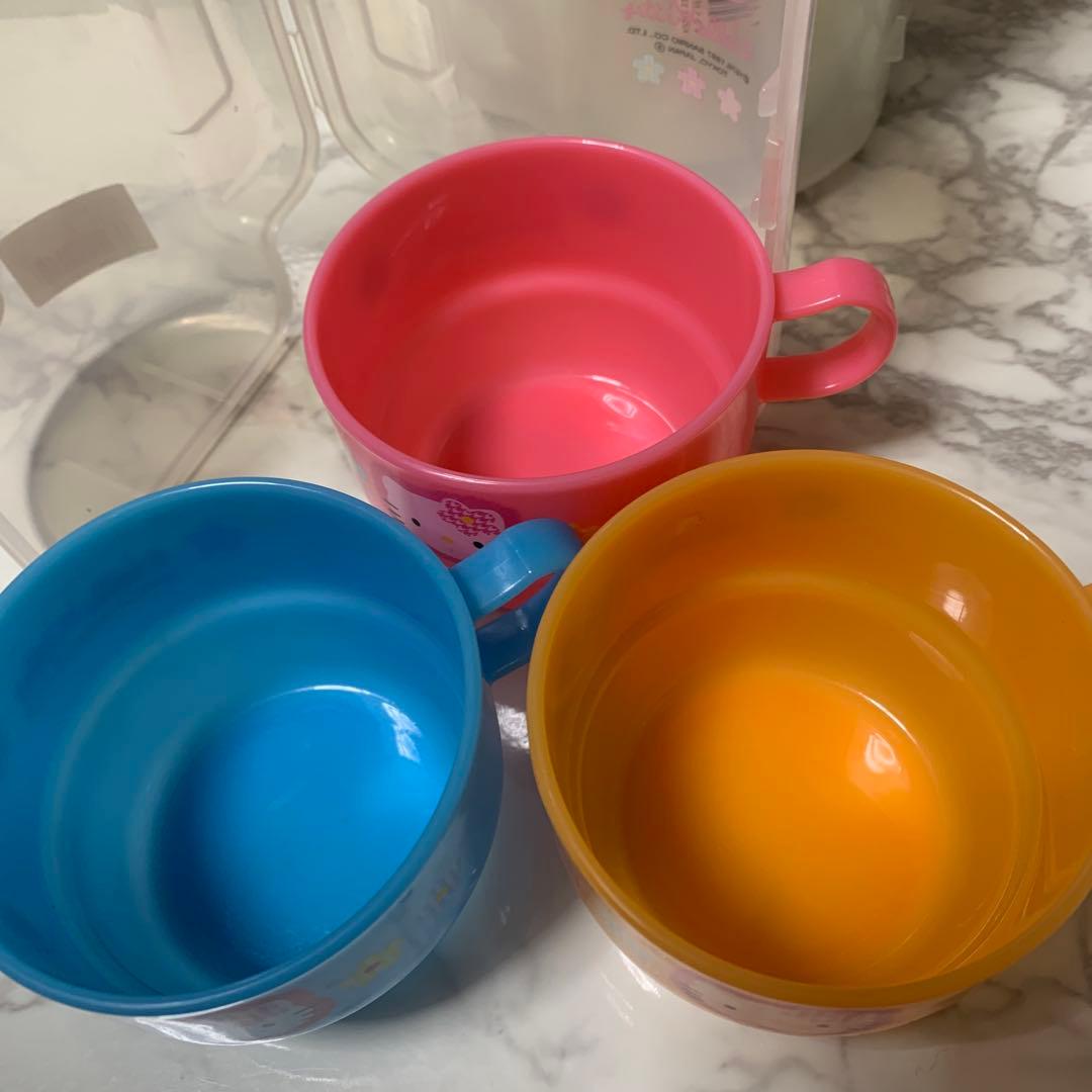 カオハナ　ハローキティ　スタックコップ7Pセット(ケース付) アウトドア