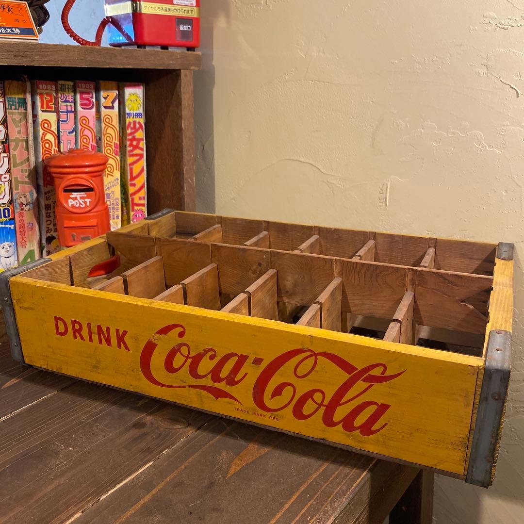 コカ・コーラ 木箱 ビンケース ヴィンテージ アンティーク Coca-Cola