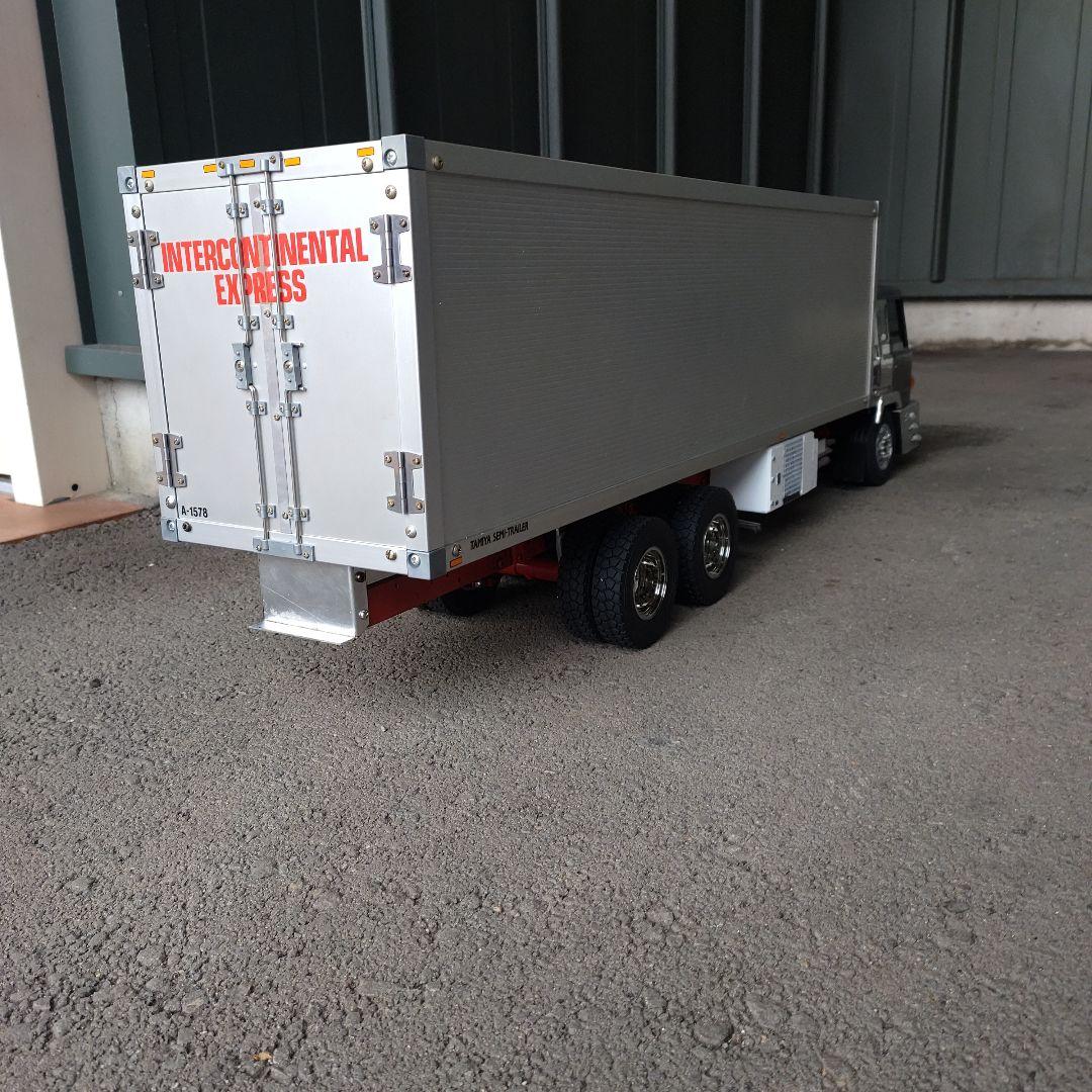 タイヤ1/14トレーラー改造デコトラ単車製作途中