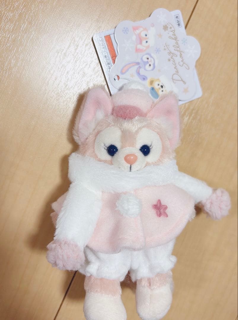 リーナベル　ステラルー　ダッフィー　ぬいぐるみバッジ　ダンシングスノーフレークス