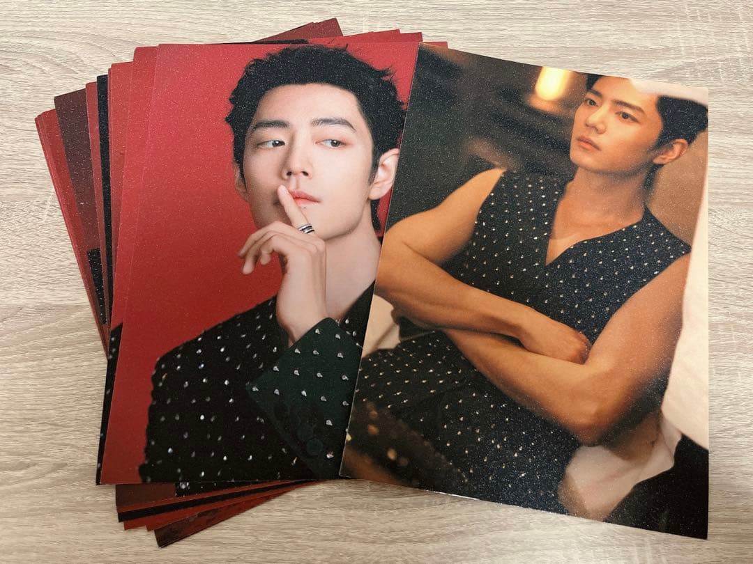 陳情令 肖戦 微博之夜キラキラ満天星A4ポスター12枚セット②