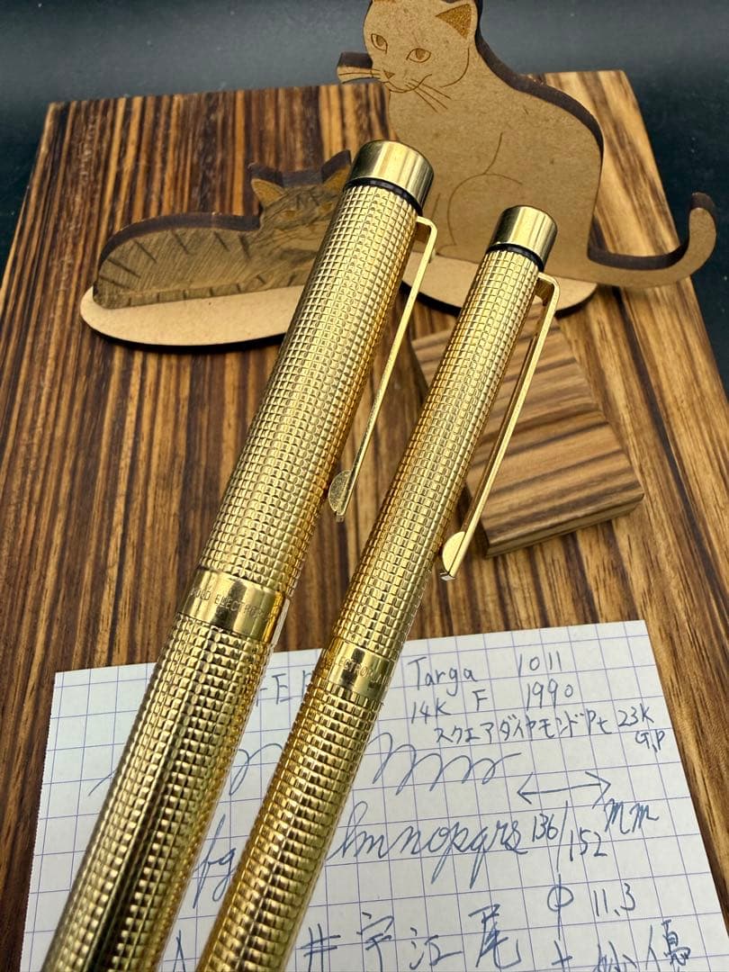 SHEAFFER 万年筆 タルガ 1011 23K G.P ボールペンセット