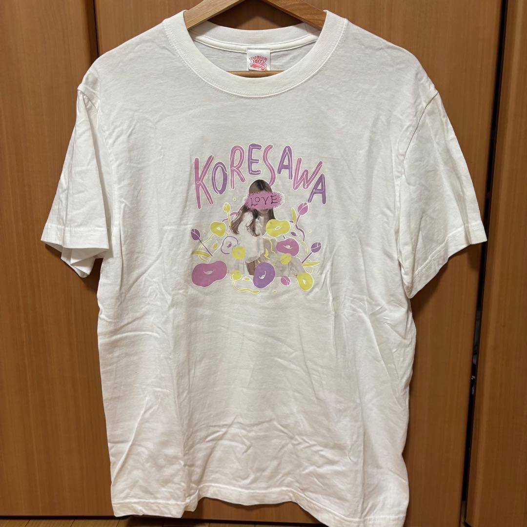 コレサワ　アー写Tシャツ　ホワイト