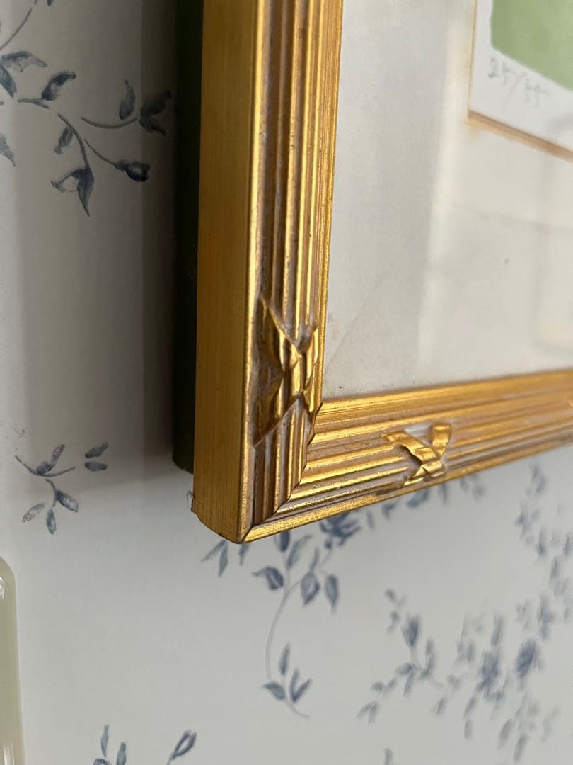 額入り版画　66×56 ジニー・キム　限定55枚　サイン、ED、証明書付　大きめ