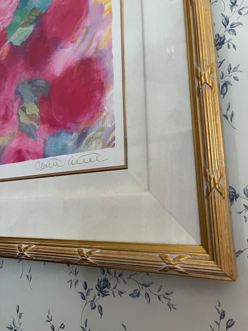 額入り版画　66×56 ジニー・キム　限定55枚　サイン、ED、証明書付　大きめ