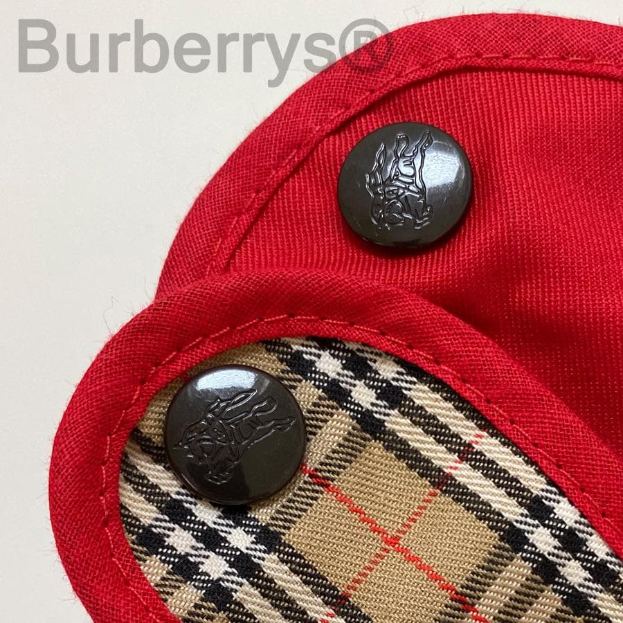 Burberrys バーバリーコート 犬服 赤 12\"/30cm