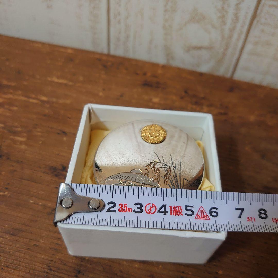 ボンボニエール 皇室 三笠宮家 家紋 銀製