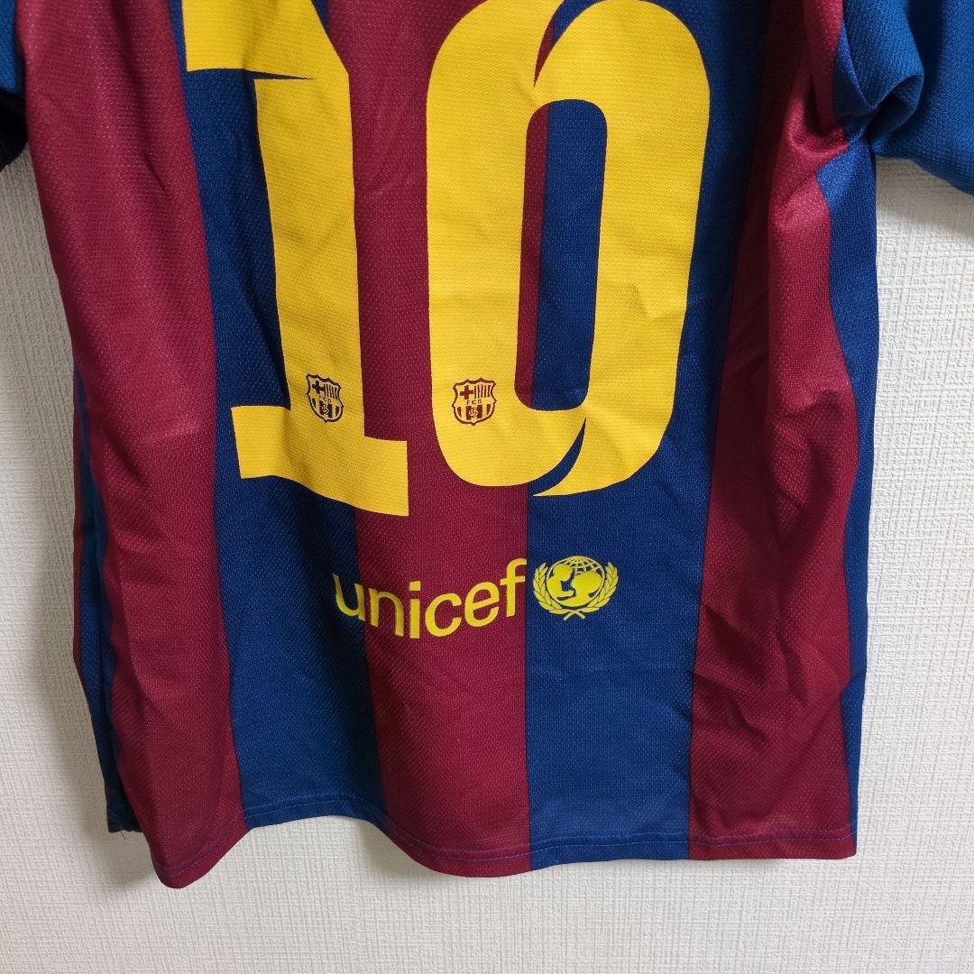 バルセロナ　メッシ　ユニフォーム　バルサ　半袖　サッカーシャツ