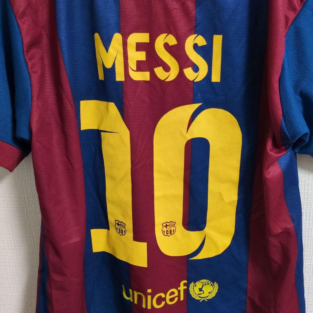 バルセロナ　メッシ　ユニフォーム　バルサ　半袖　サッカーシャツ