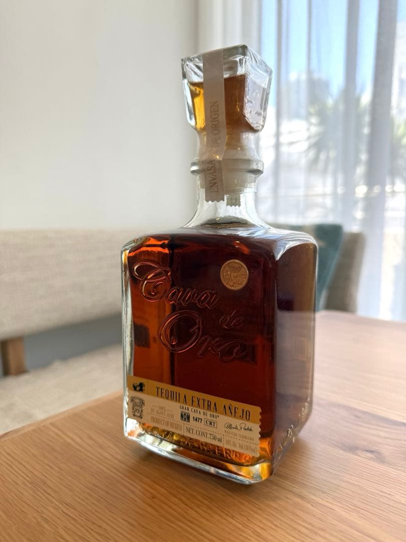 新品6本入り‼️Cava de Oro✨TEQUILA EXTRA ANEJO