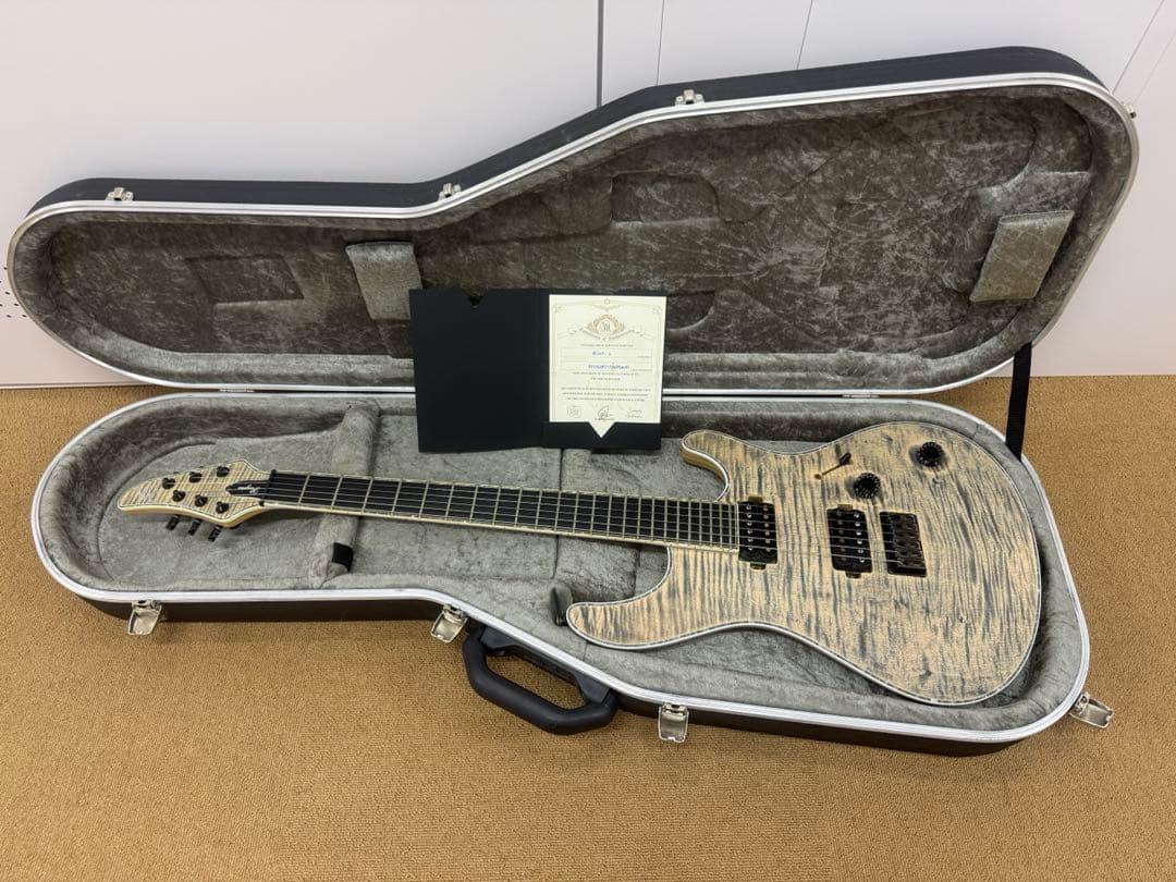 Mayones Regius6 エレキギター 自然木仕上げ ハードケース付