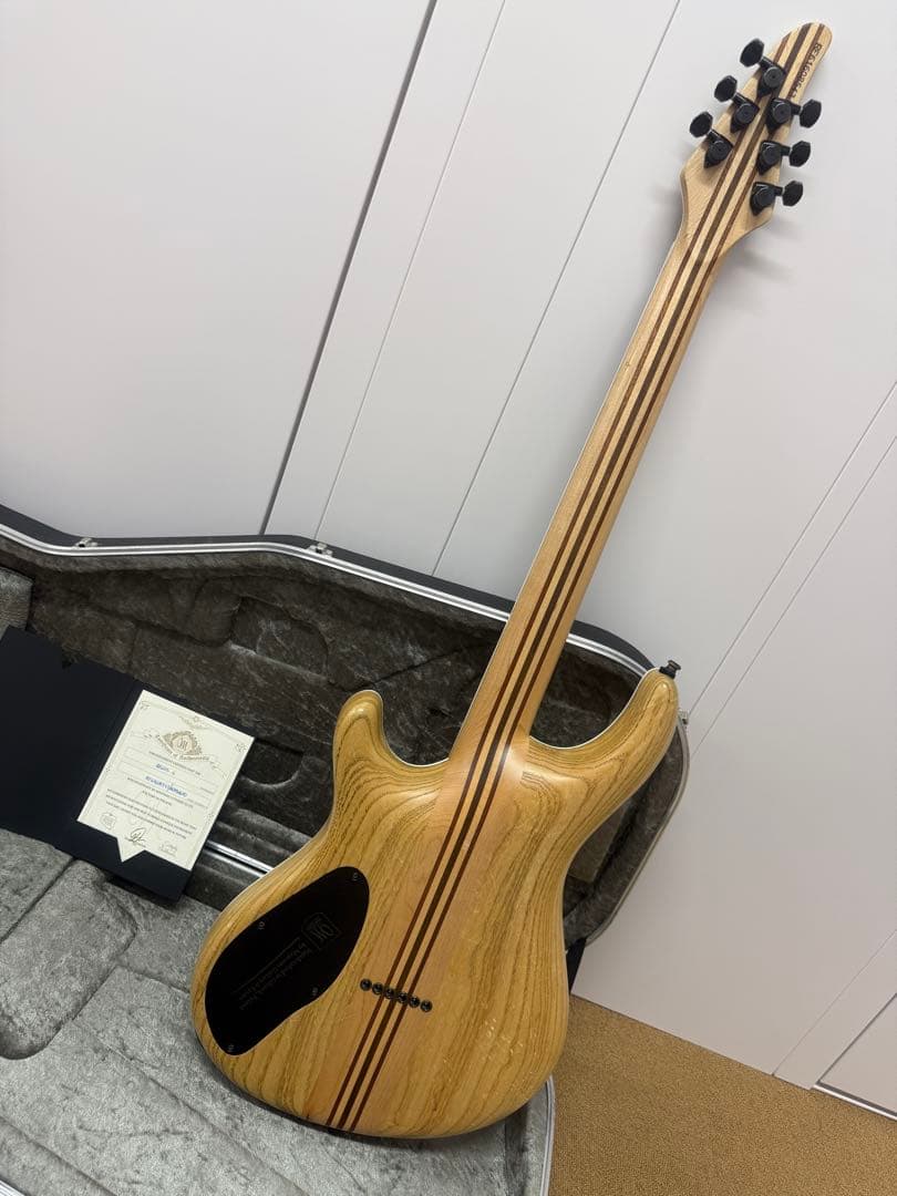 Mayones Regius6 エレキギター 自然木仕上げ ハードケース付