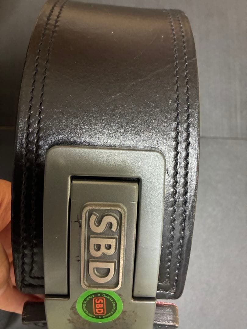 SBD パワーベルト 黒 レザー