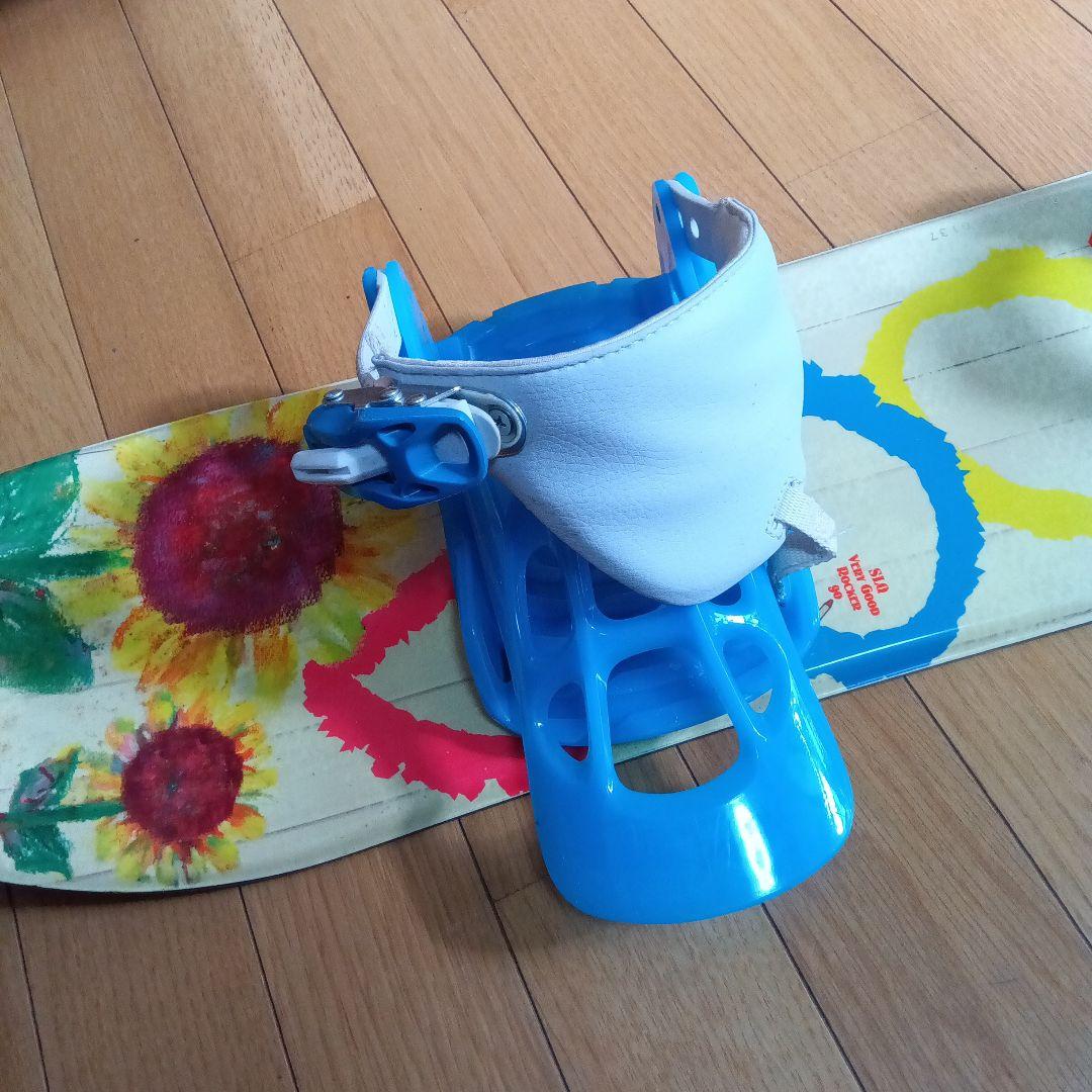 カラフル花柄スノーボードキッズ　90センチ