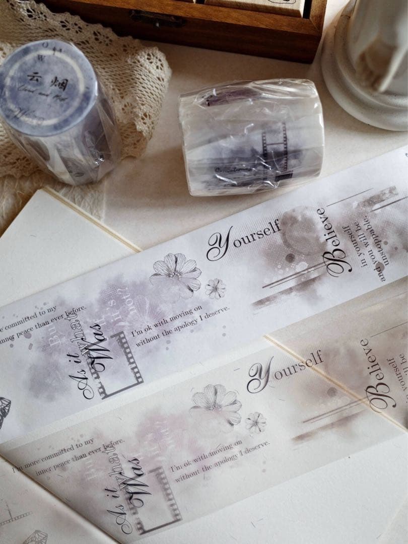 ⭐️SALE⭐️ 壹洱原创《森屿时夏》海外マスキングテープ　マステ 【2558】