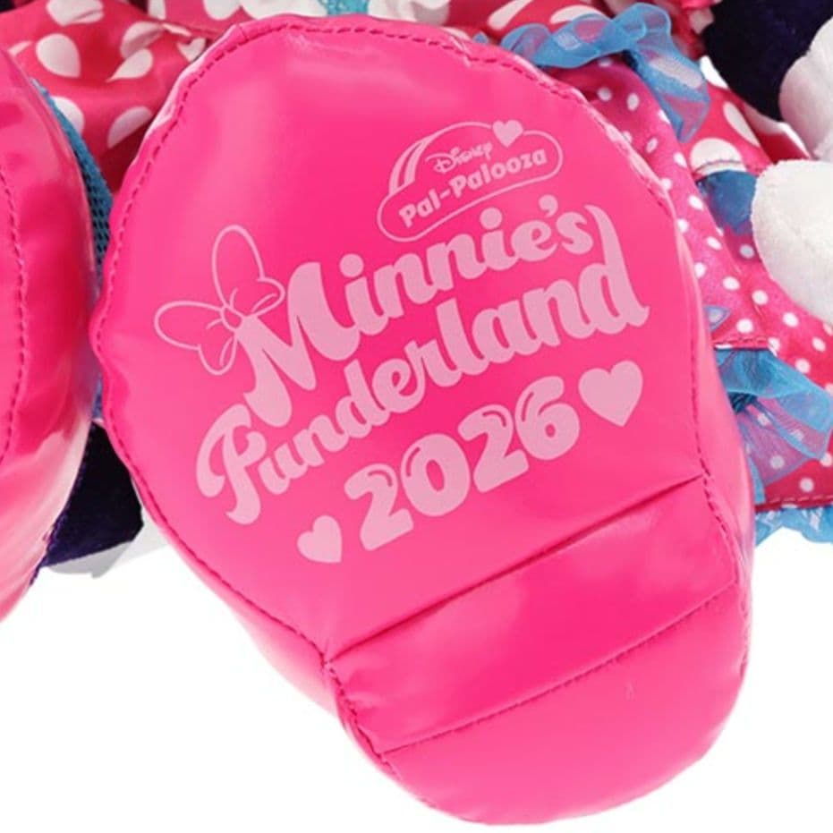 ミニーマウス　ぬいぐるみ　ポップコーンバケット　ファンダーランド　パルパルーザ