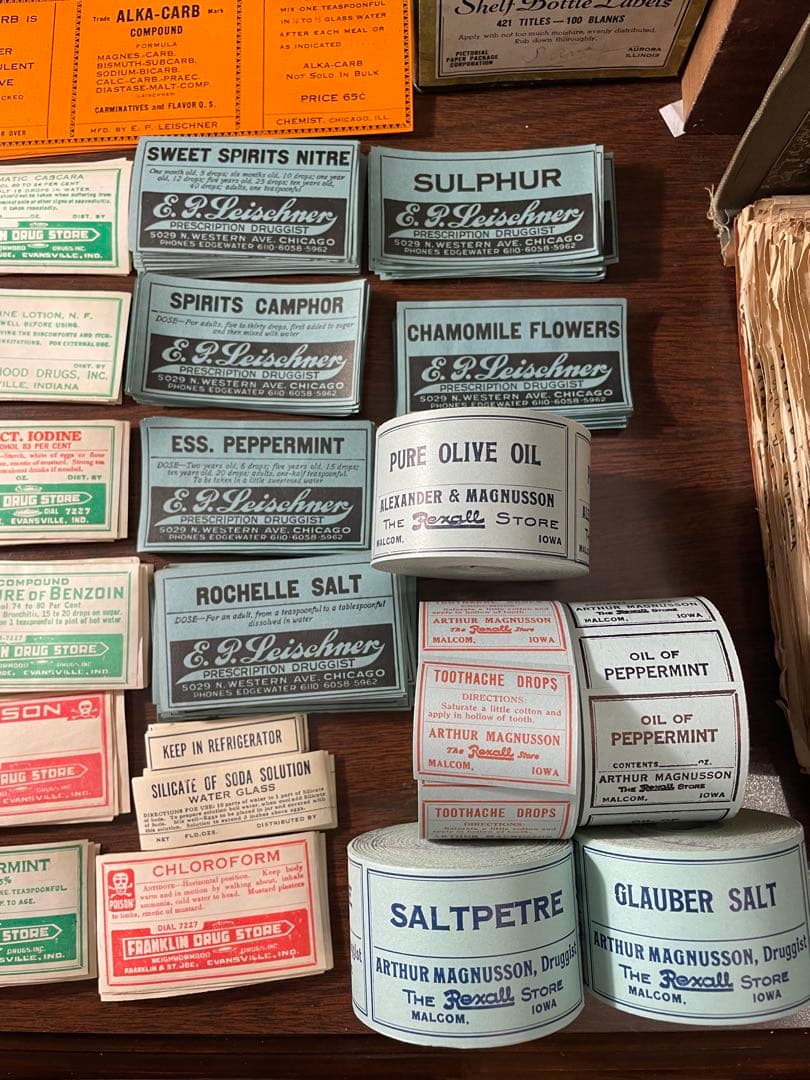 海外　ファーマシーラベル　50種各1枚　50枚✖️3