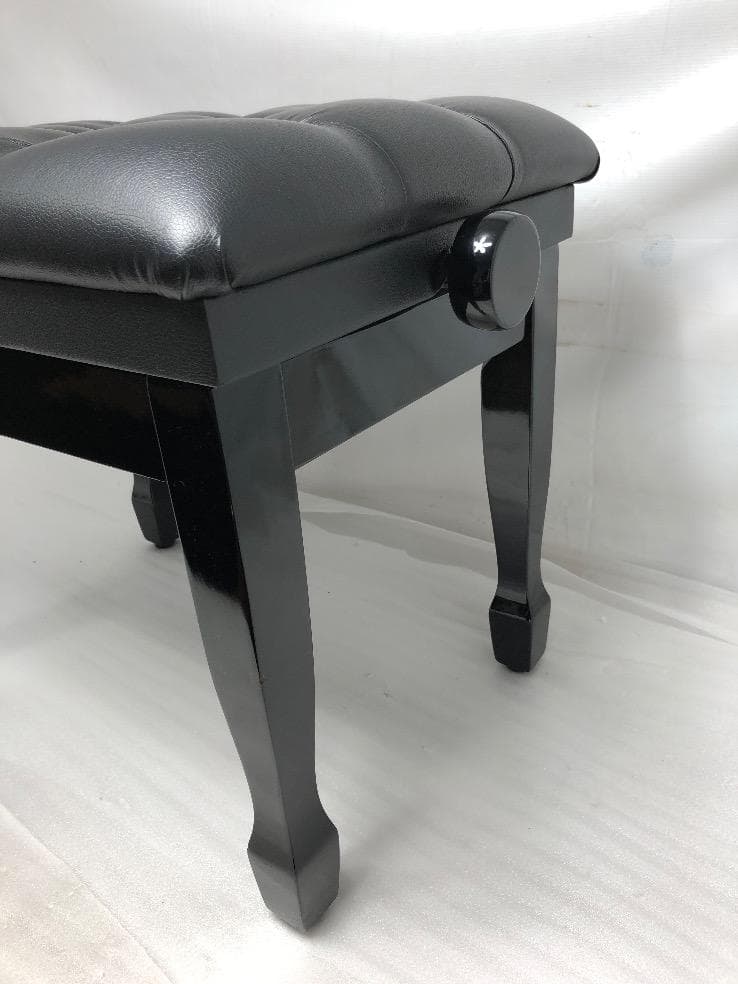 ※72145※ピアノ椅子（黒）★送料無料