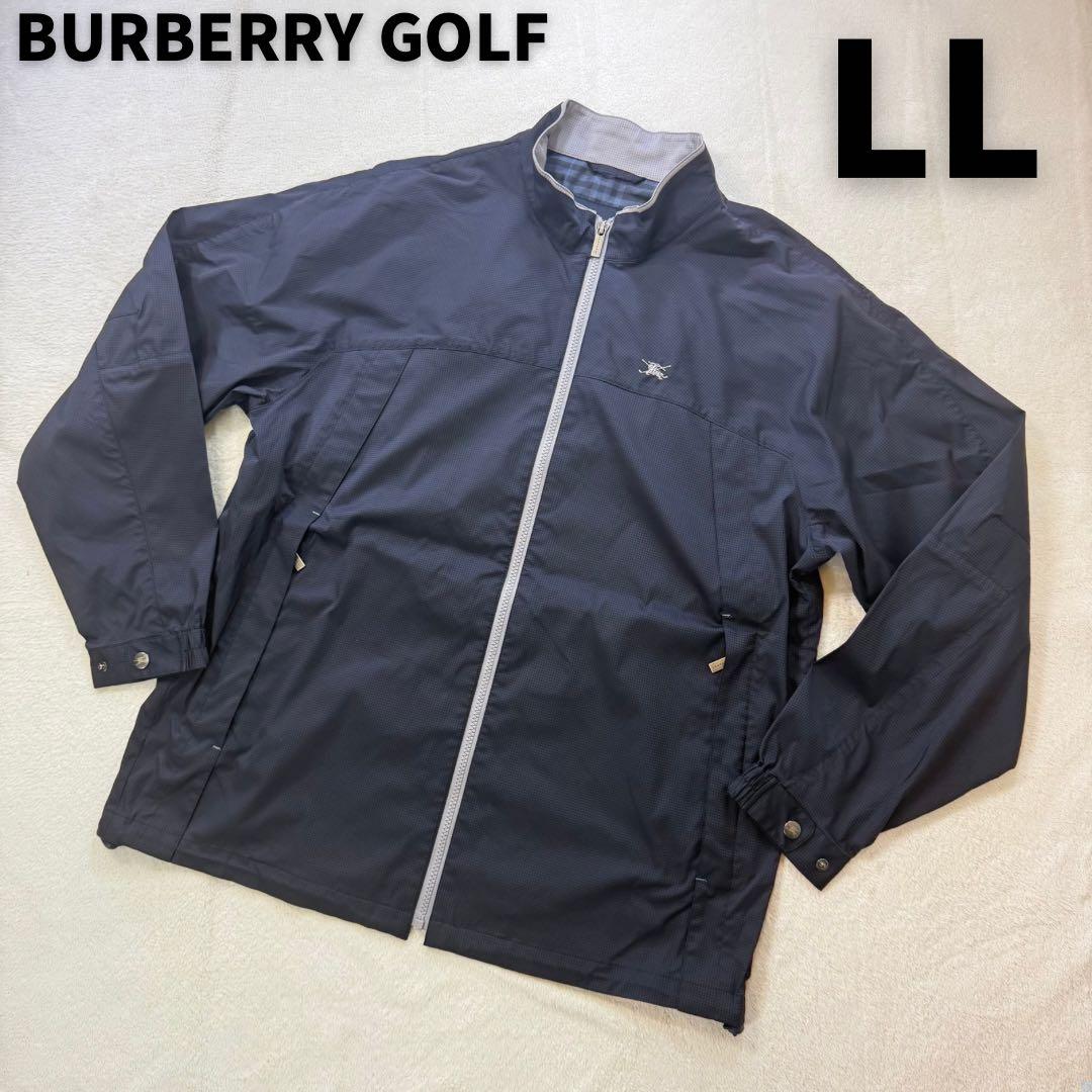 BURBERRY GOLF 刺繍ロゴ ブルゾン ジャケット ダークグレー LL