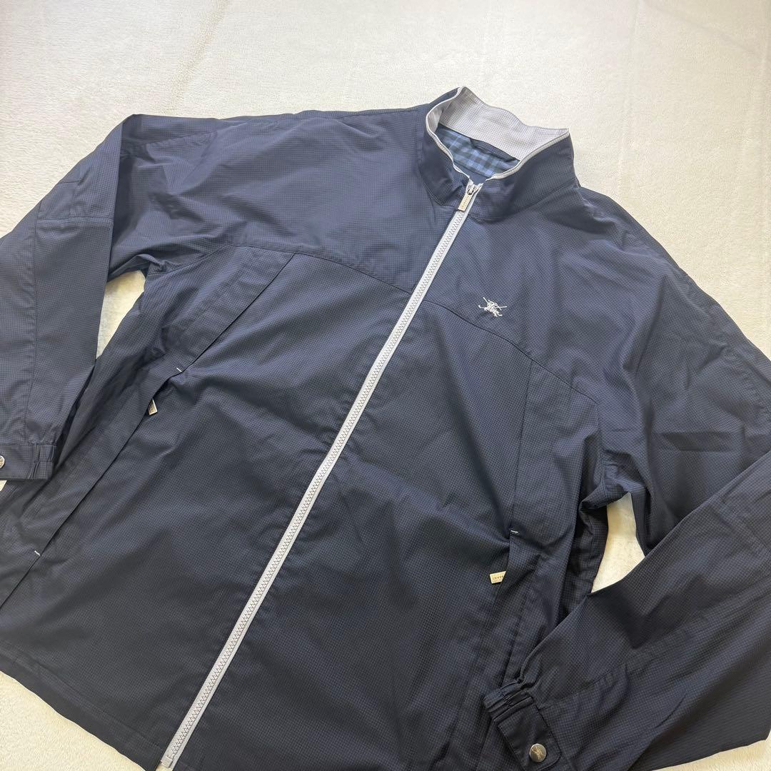 BURBERRY GOLF 刺繍ロゴ ブルゾン ジャケット ダークグレー LL