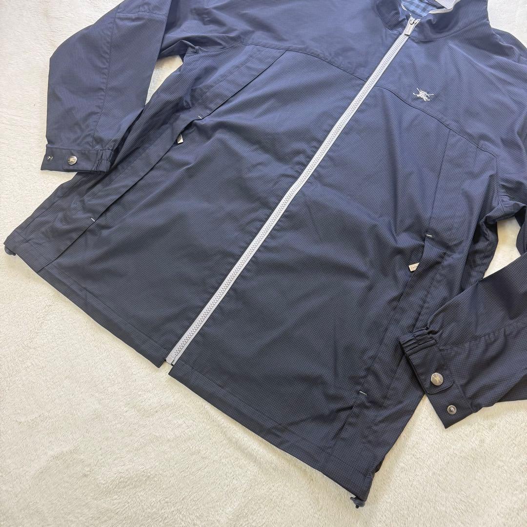 BURBERRY GOLF 刺繍ロゴ ブルゾン ジャケット ダークグレー LL