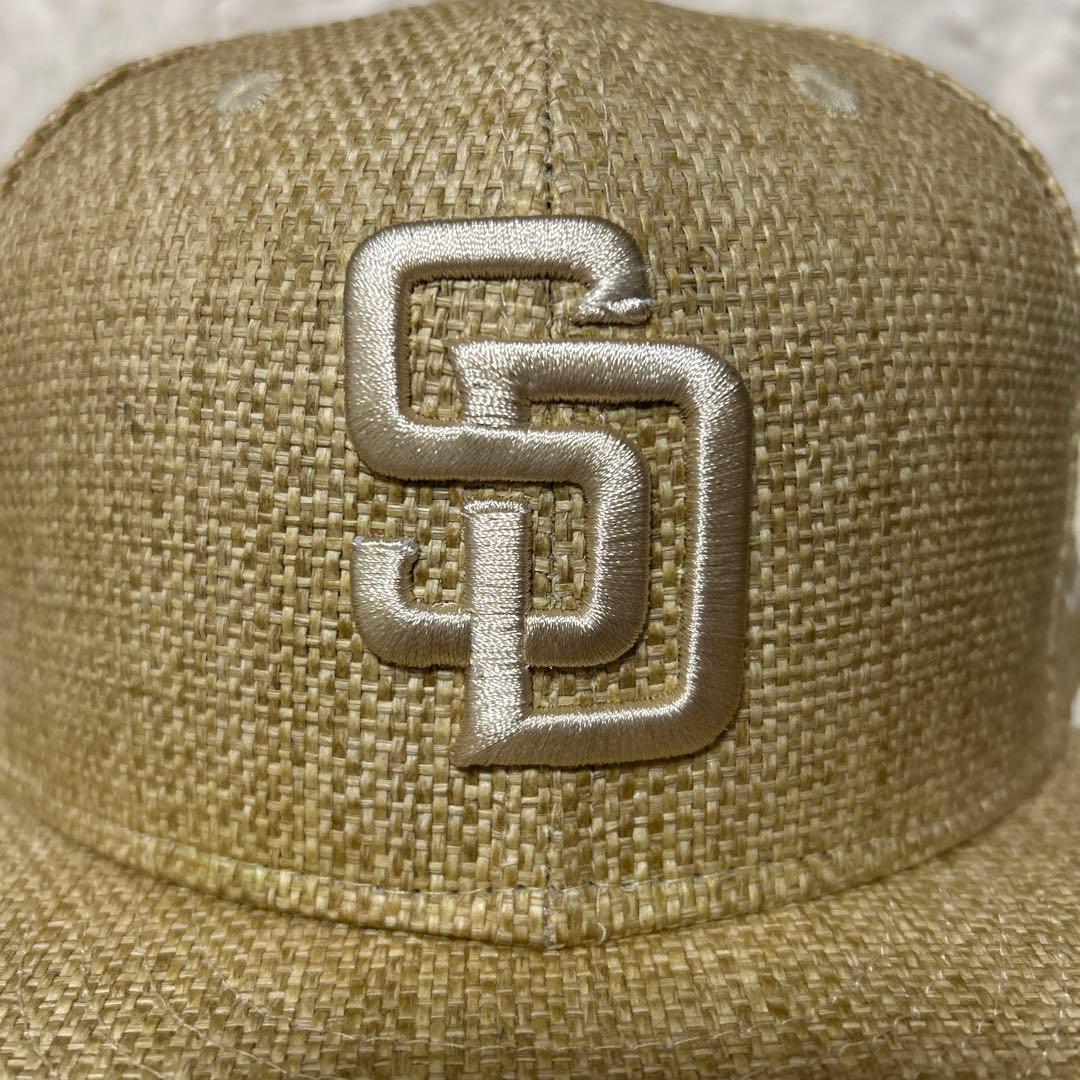 【新品】ニューエラ ✖️サンディエゴ・パドレス　ペーパーストロー　キャップ