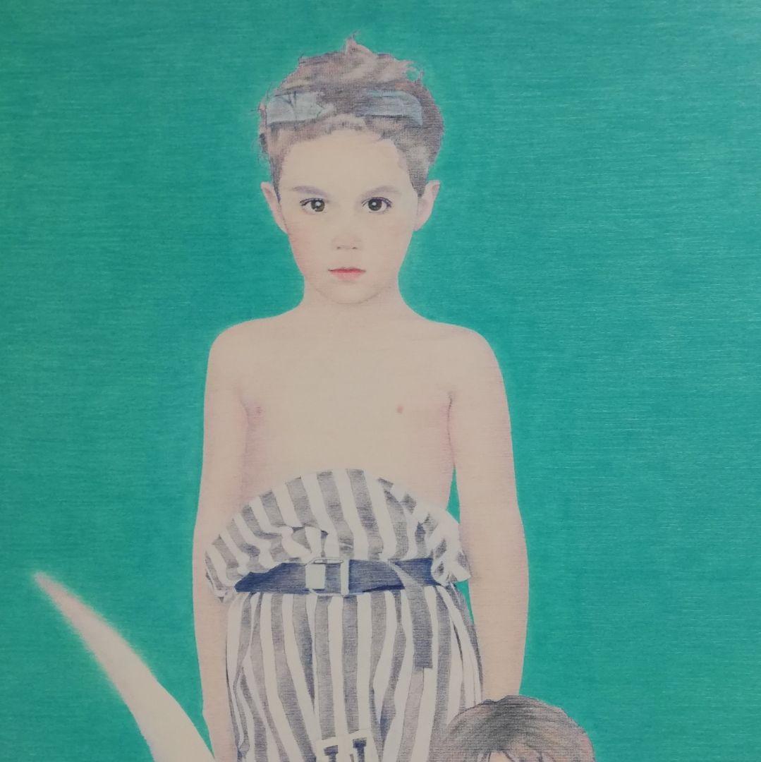 色鉛筆画 イラストレーション ジグソーパズル原画「ホリディ」